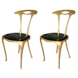 Pair of Art Nouveau Style Chairs