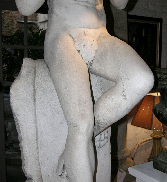 20th Century Marble Statue Of 