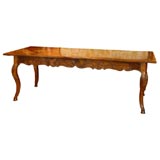 19thC FRENCH PARQUETRY DINING TABLE