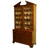Mahogany Bookcase with Original Brass Fixtures, c. 1770