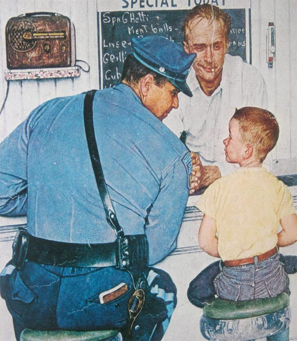 norman rockwell prints signed