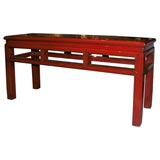 Red Rust lacquer  bench