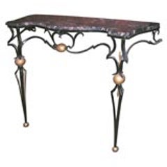 Console Table After Gilbert Poillerat 8