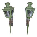 Antique Pair of French Coach Lights