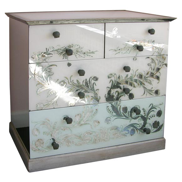 Eglomise Chest of Drawers