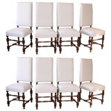 Louis XIII Style Dining Chairs
