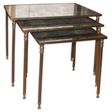 Stack of Brass Tables