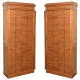 Antique Pair of Optician Cabinets