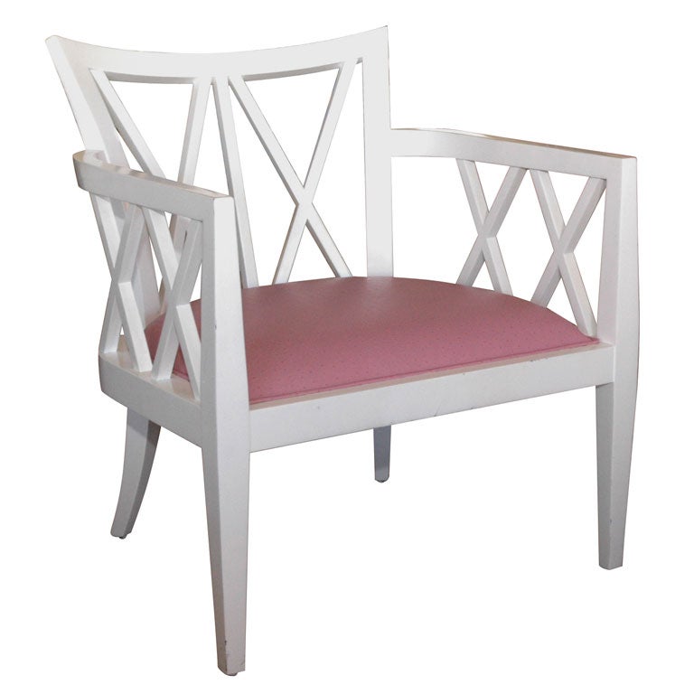 White X Back Baker Chair