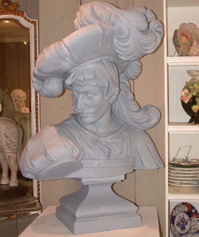 Fabulous Large Terracotta Bust of an Aristocrat