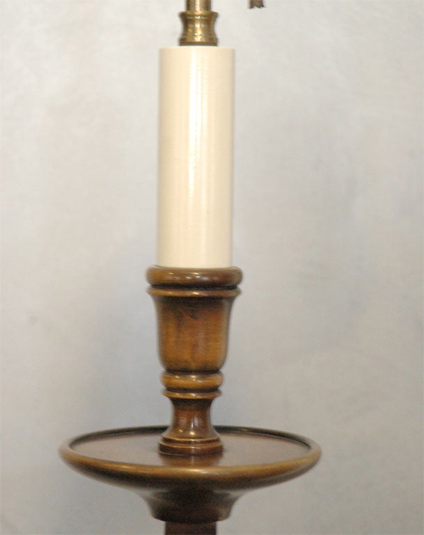 Mid-20th Century Ratcheting Floor Lamp