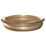 Antique Indian Brass Urli (ref# BWW3)
