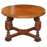 Round Swedish Gueridon Table