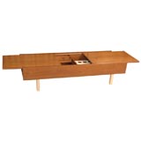 Glenn Of California Cocktail Bar Coffee Table With Sliding Top
