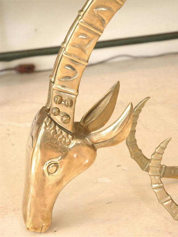 Brass Gazelle Table 1