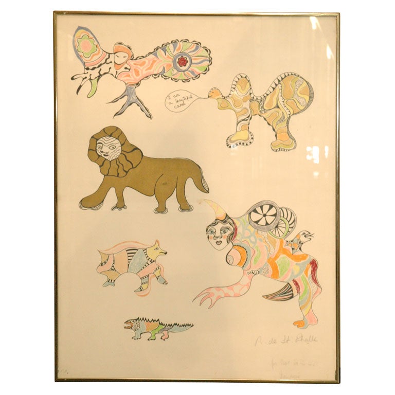 Signed Nikki de St. Phalle Print