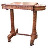 Antique English sewing table