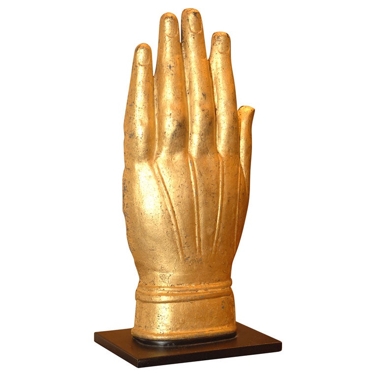 Gilt Iron Hand