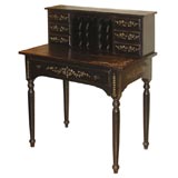Anglo Indian Ebonized Inlaid Desk