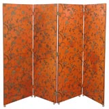 1940's Chinese Lacquer Floor Screen