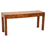 Olivewood Console