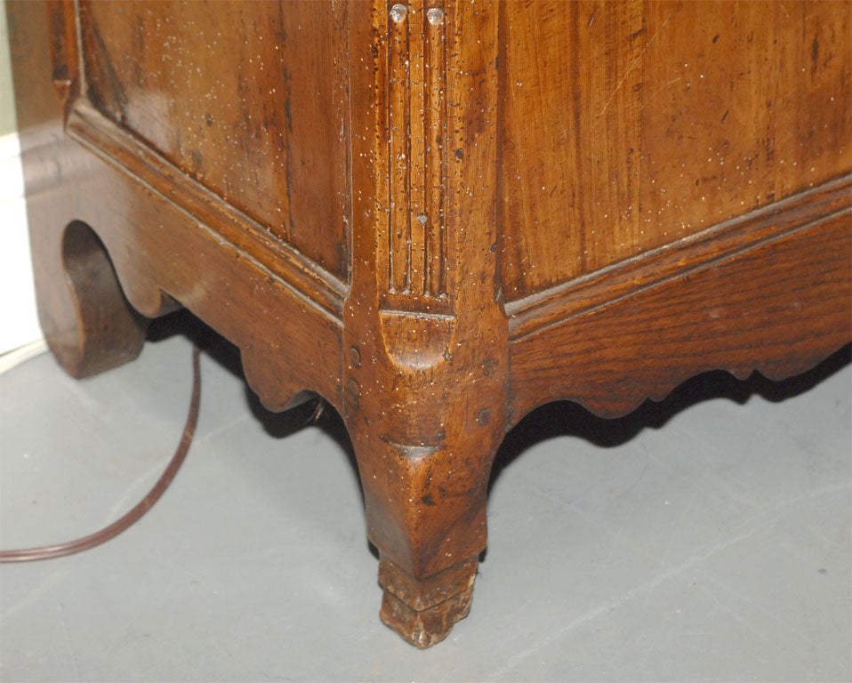 A 19th Century French Provincial Cherrywood Coffer or Chest 1