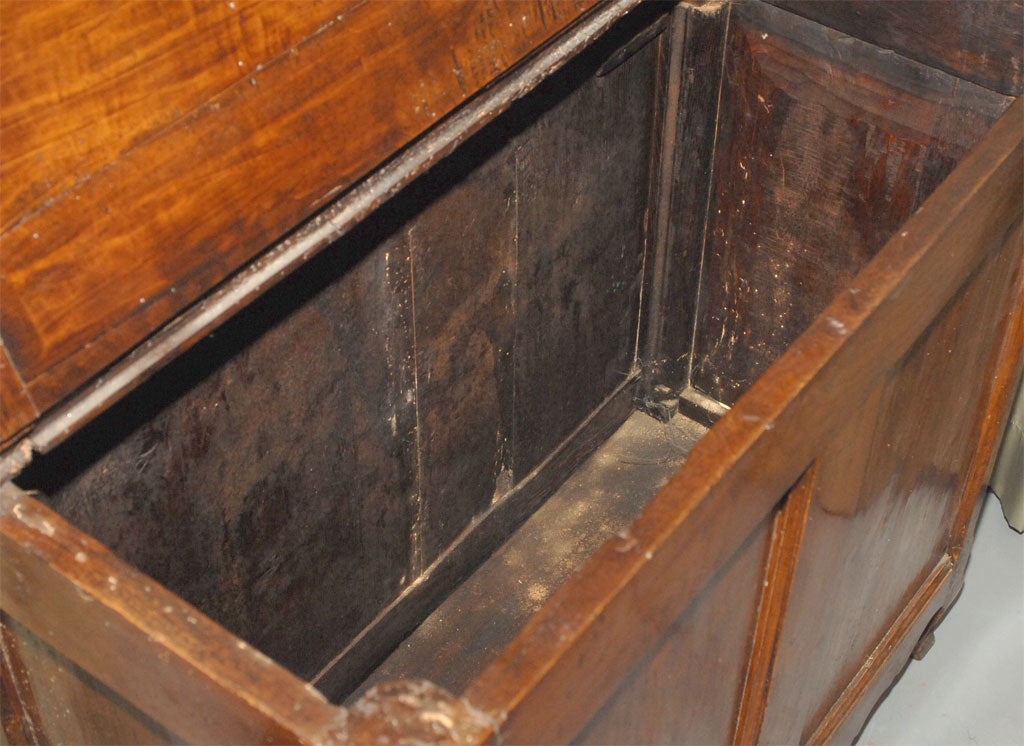 A 19th Century French Provincial Cherrywood Coffer or Chest 3