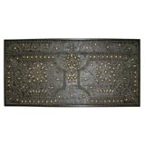 Panel From A Leather Trunk