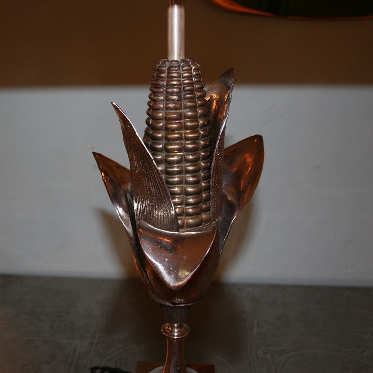 20th Century pair of Corn lamps by Maison Charles