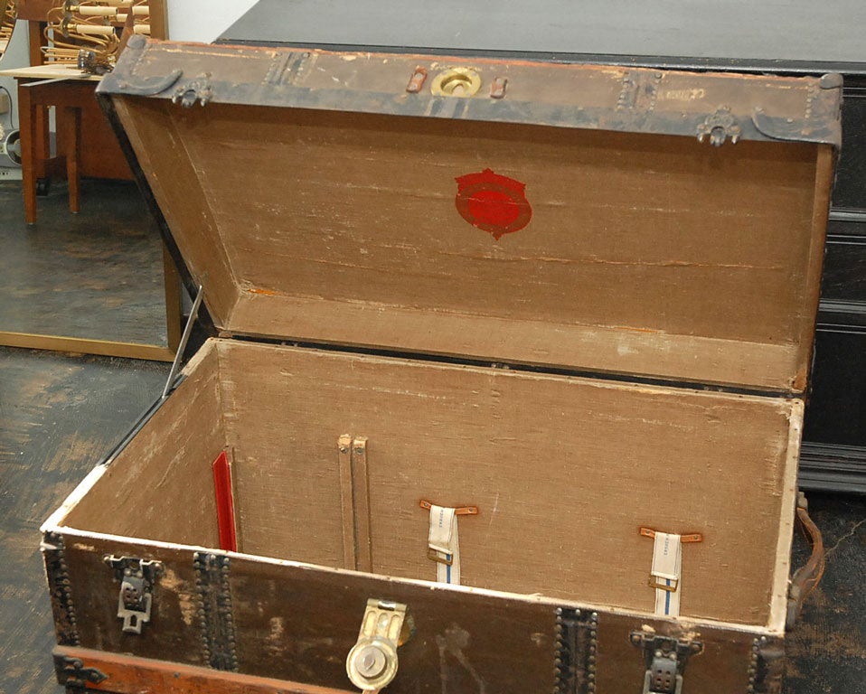 Initialed Crouch & Fitzgerald trunk 1