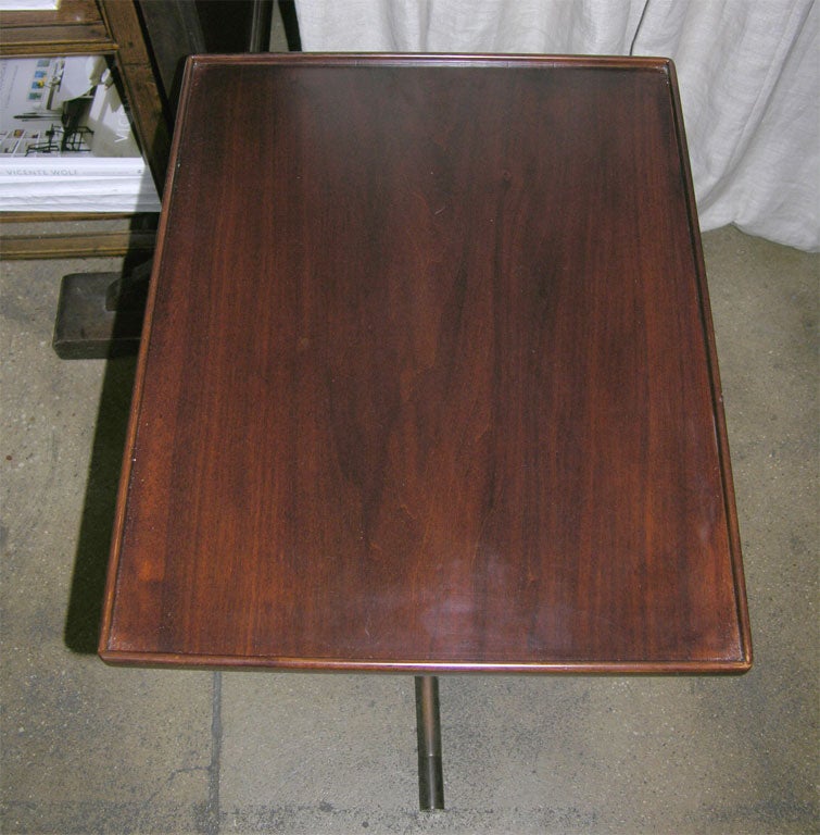 Swivel top reading table. 3