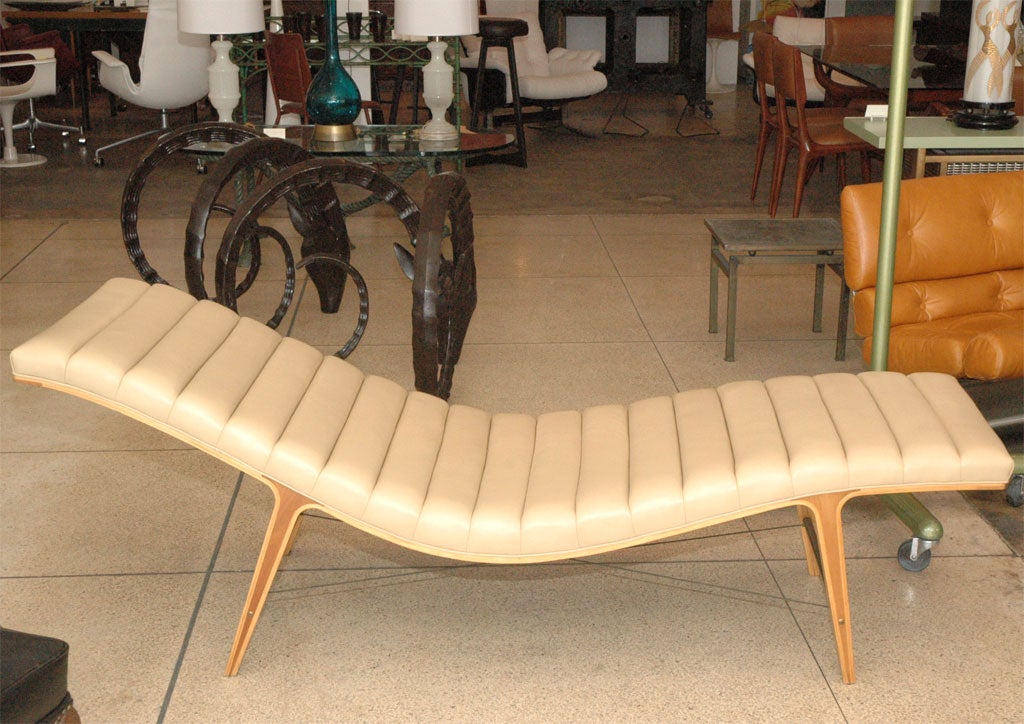 Mid-20th Century Wormley 'Listen To Me' Chaise Lounge