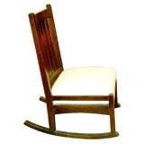 Gustave Stickley Armless Rocker