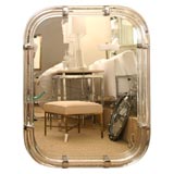 Lucite and Chrome Mirror