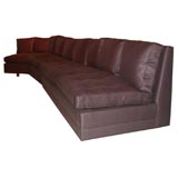 Two Piece Armless Sectional Sofa 