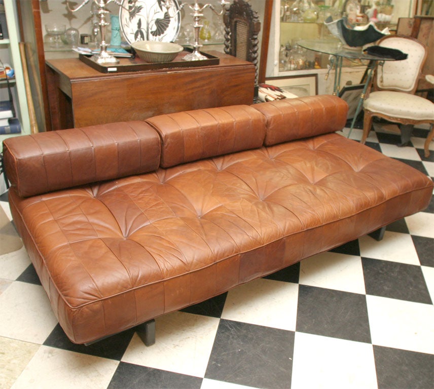 DeSede Brown Leather Day Bed
