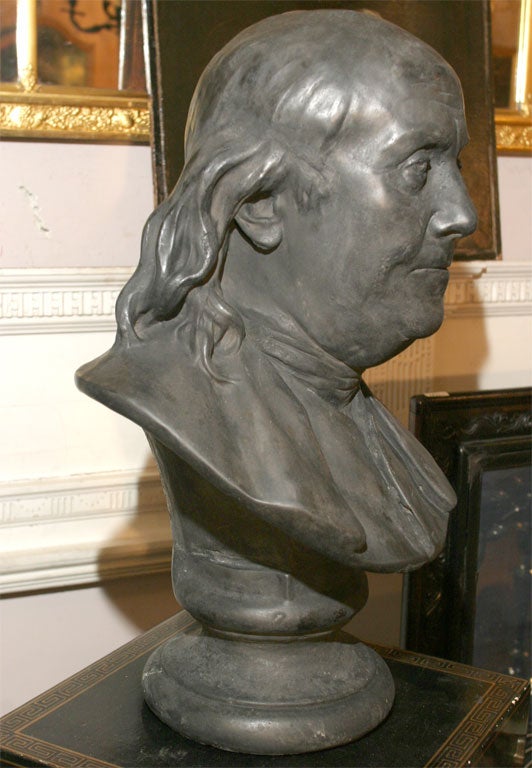 19th Century Bust of Benjamin Franklin