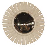Ivorized Bone "Sunflower" Mirror
