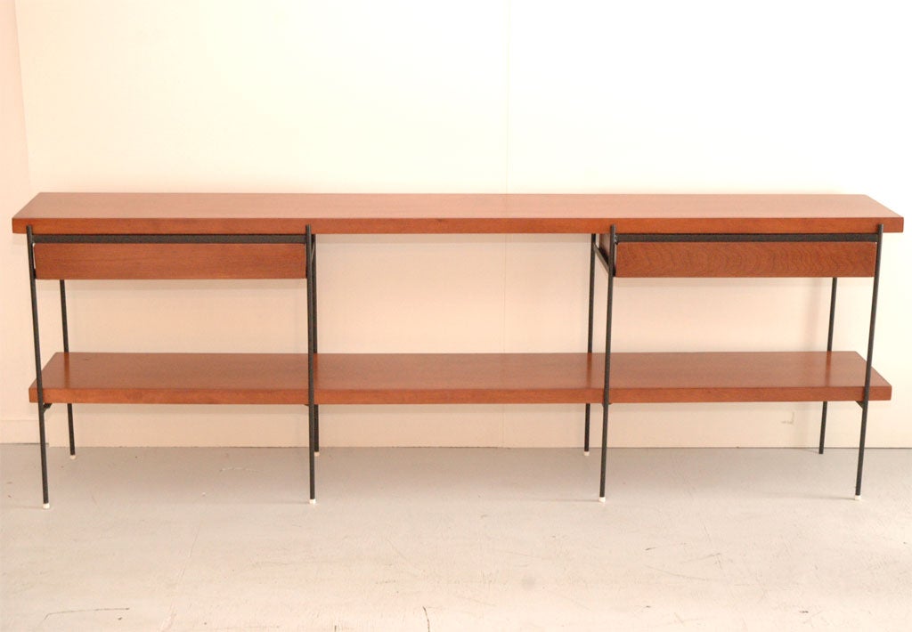 American Iron & mahogany convertable sideboard/table  Vista Furniture Co.