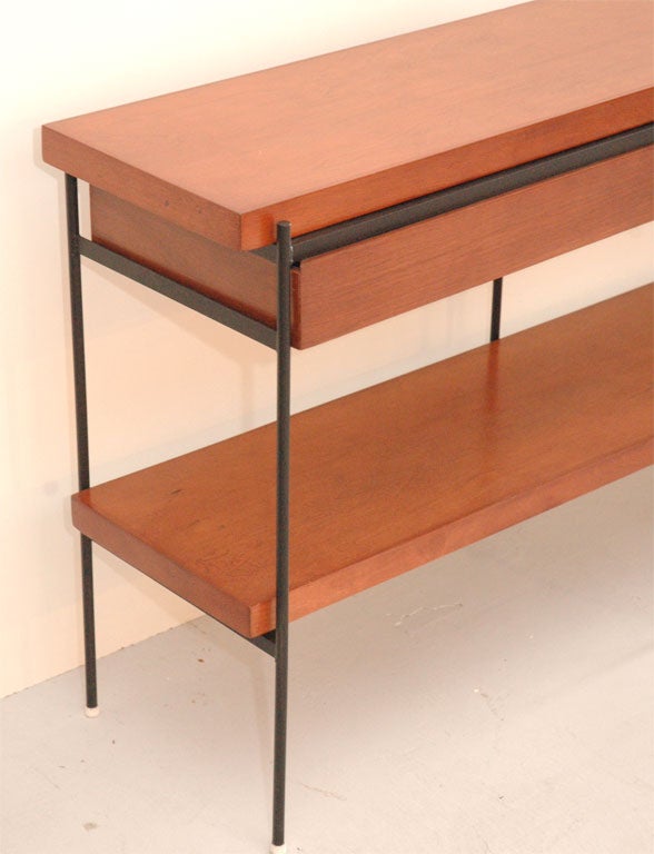 Mahogany Iron & mahogany convertable sideboard/table  Vista Furniture Co.