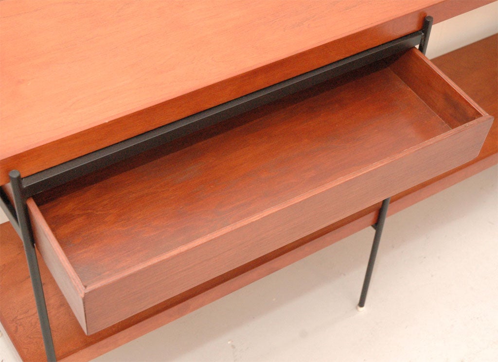 Iron & mahogany convertable sideboard/table  Vista Furniture Co. 1