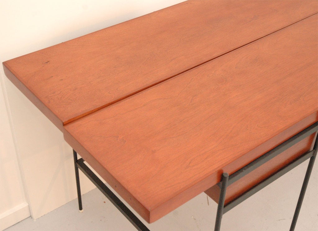 Iron & mahogany convertable sideboard/table  Vista Furniture Co. 3