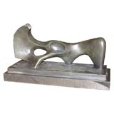 Modernist bronze sculpture
