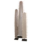 Set of 3 Sawfish Rostrums mounted on stands