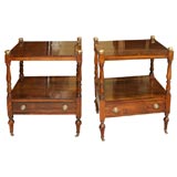 Pair of English Regency sidetables