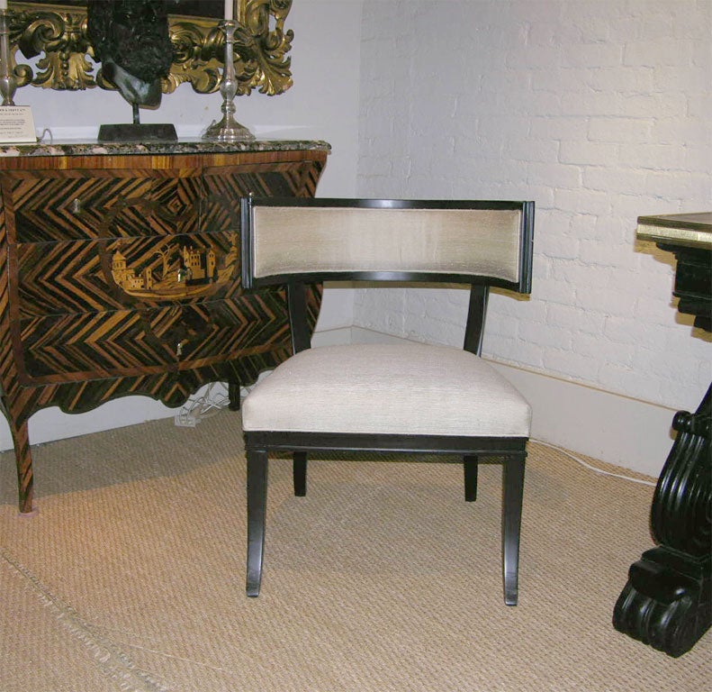 Contemporary Klismos Armchair