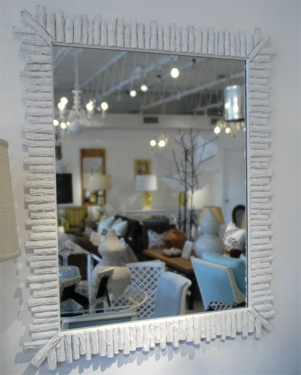 Painted Twig Mirror