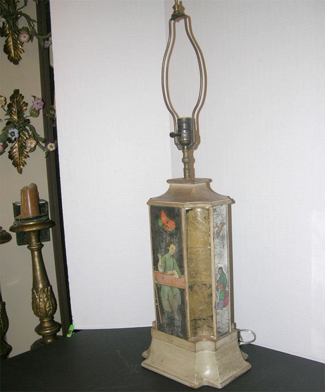 Decoupage Chinoiserie Lamps 4