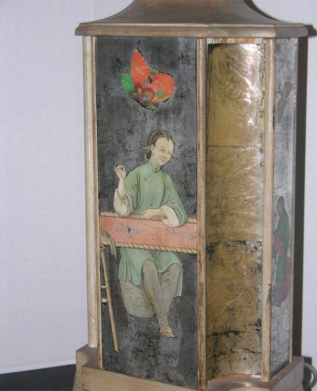 Decoupage Chinoiserie Lamps 5