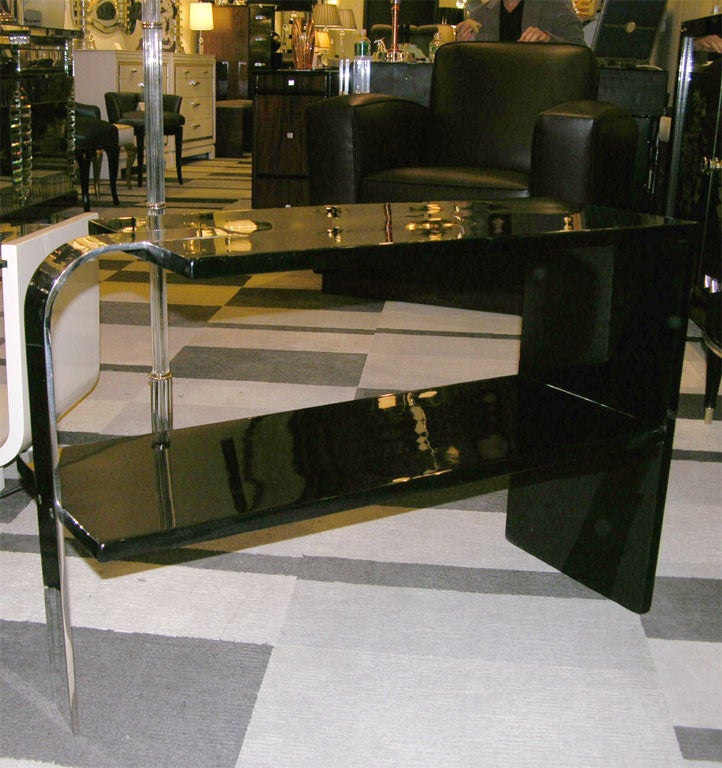 Machine Age Side Table by Walter Von Nesson